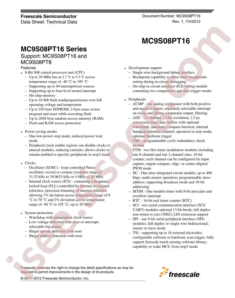 MC9S08PT16
