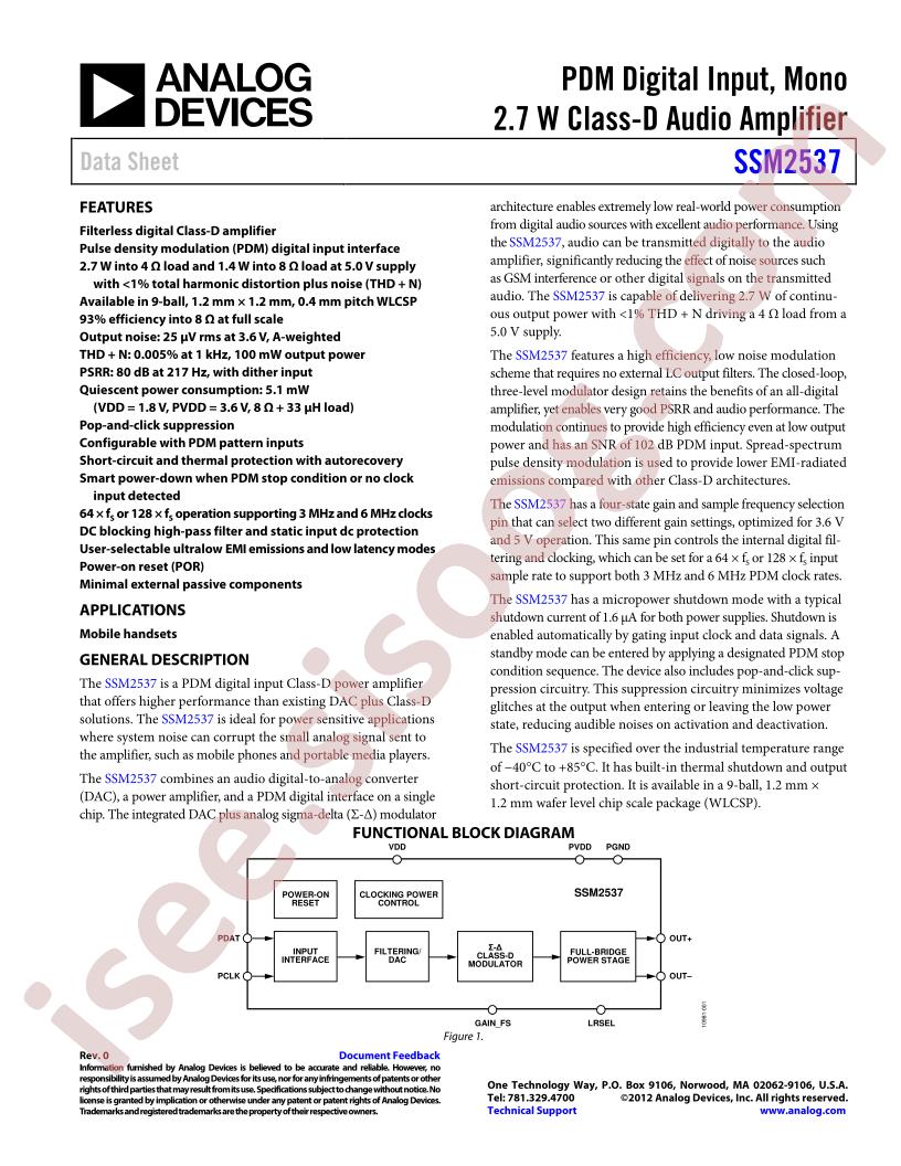 SSM2537ACBZ-RL