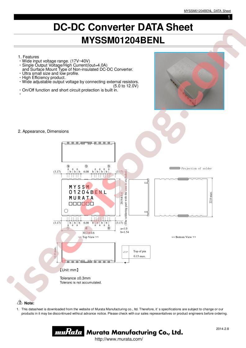 MYSSM01204BENL