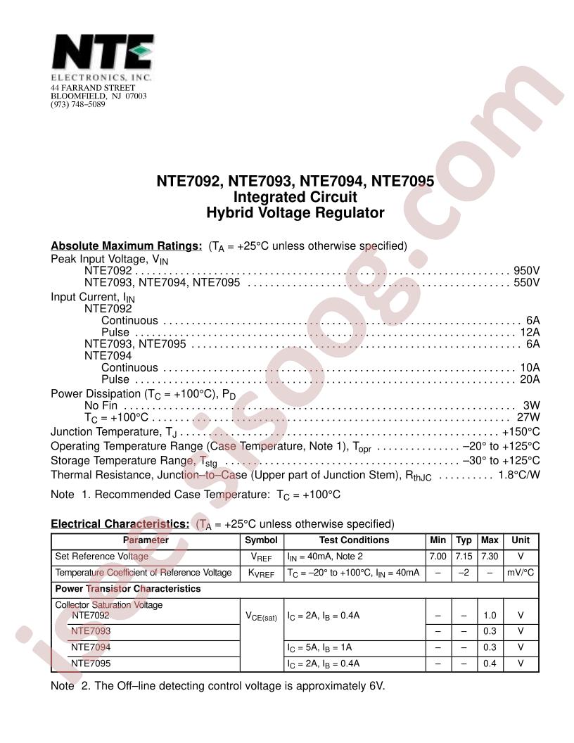 NTE7092