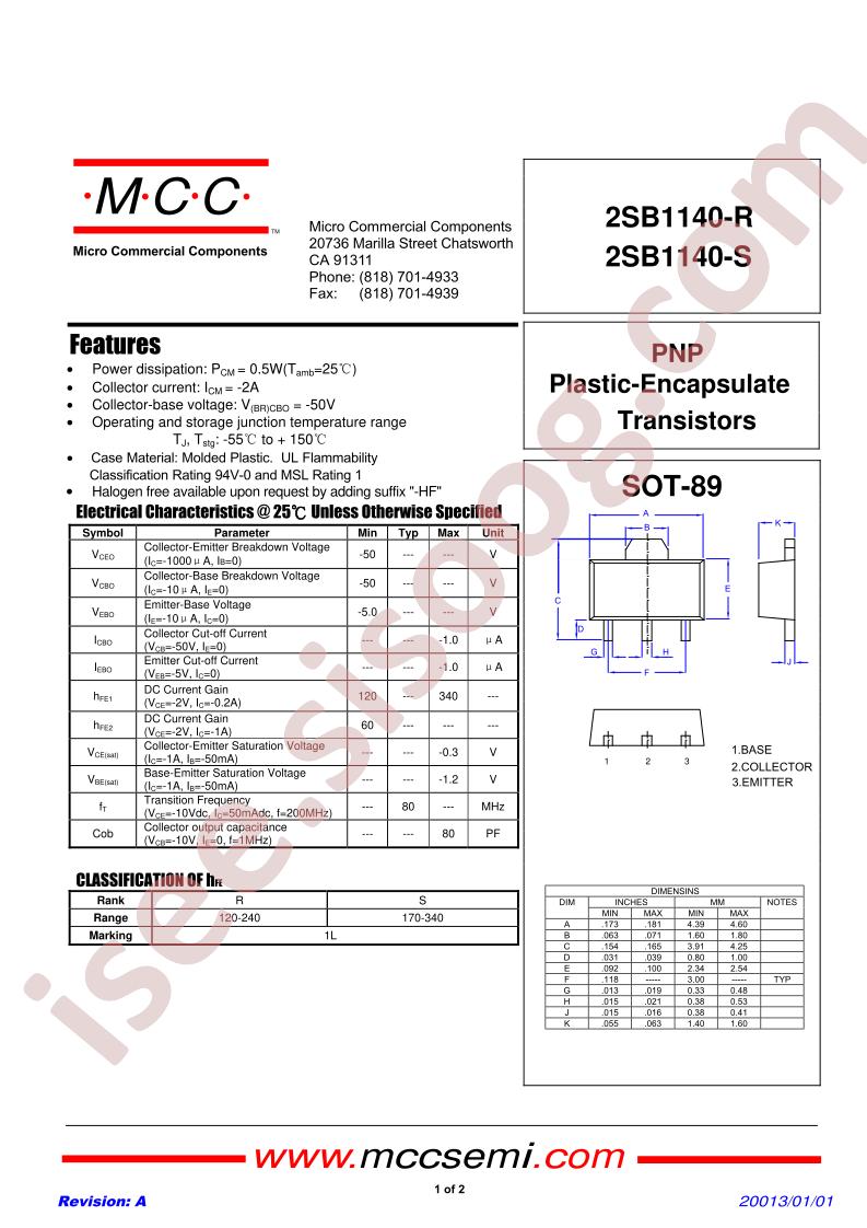 2SB1140-S