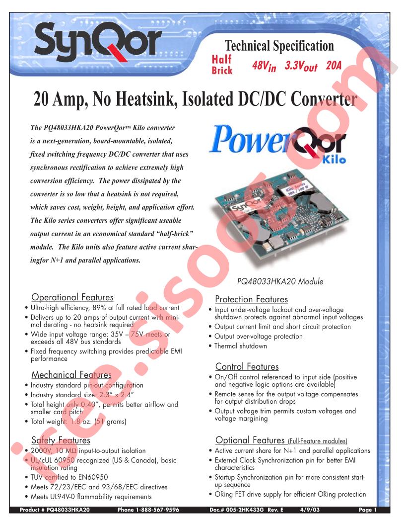 PQ48033HKA20