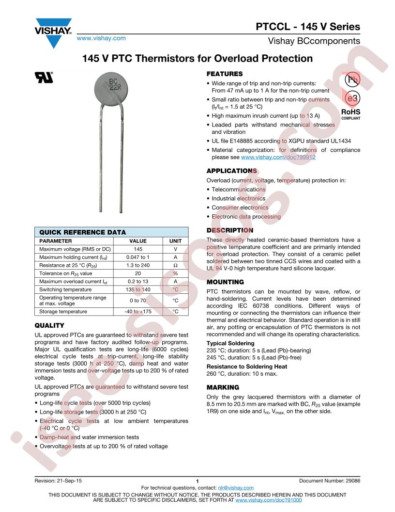 PTCCL-145V