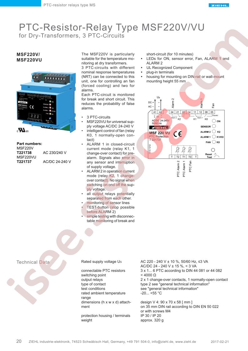 MSF220V