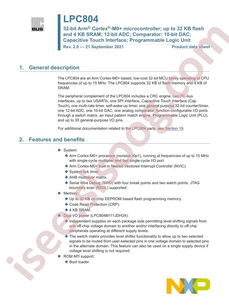 LPC804M101JDH24