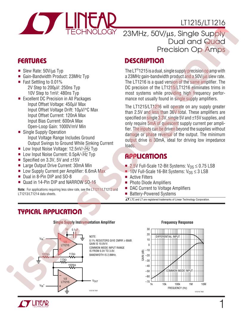 LT1216CS