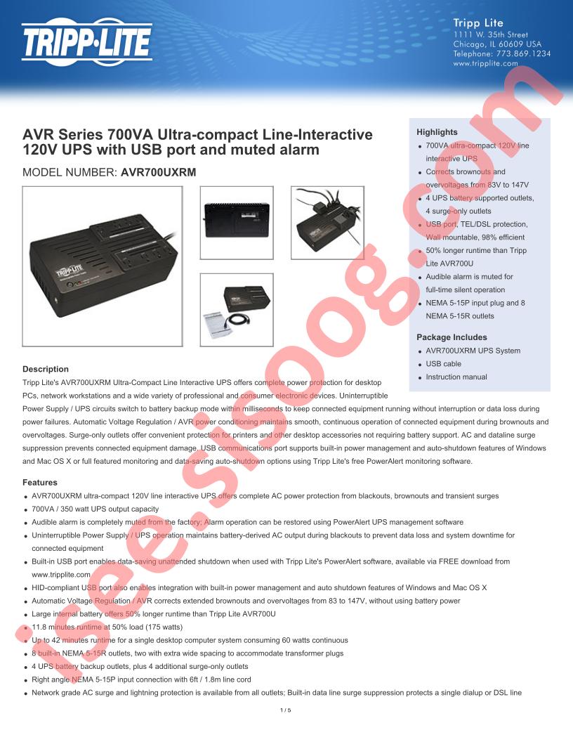 AVR700UXRM