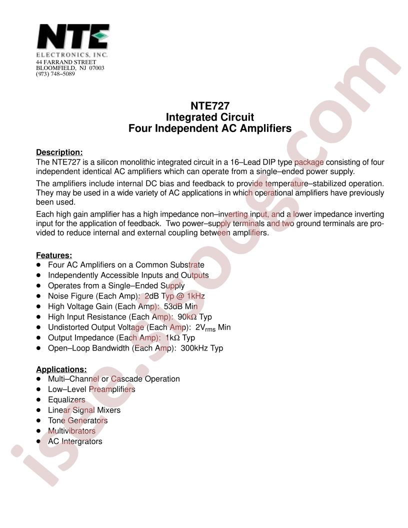 NTE727