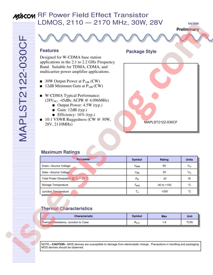 MAPLST2122-030CF
