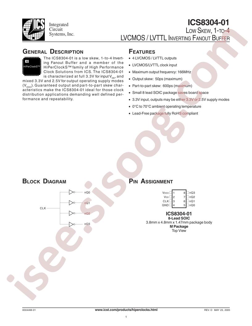 ICS8304AM-01