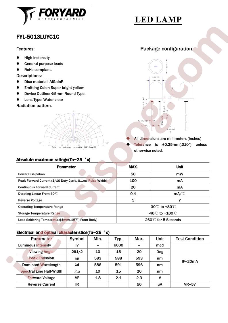 FYL-5013LUYC1C