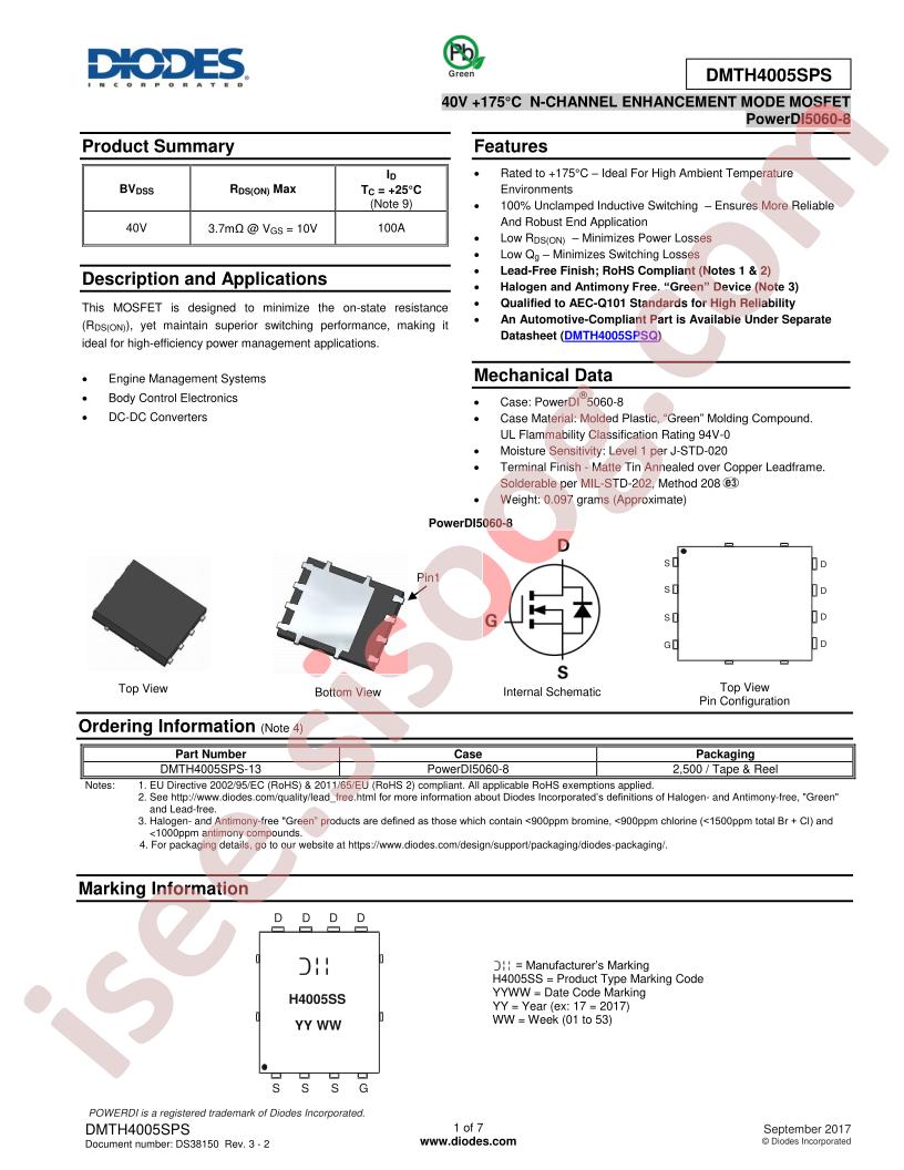 DMTH4005SPS-13
