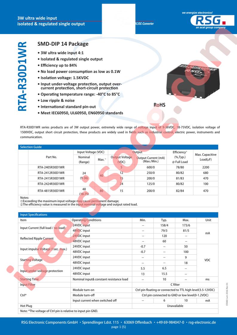 RTA-2424R30D1WR