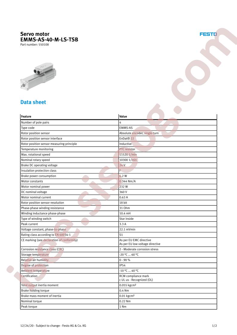 EMMS-AS-40-M-LS-TSB