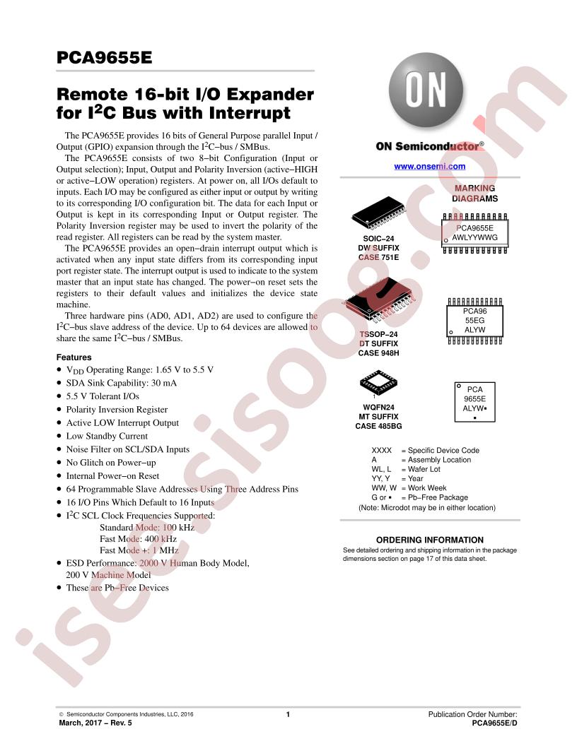 PCA9655EDTR2G