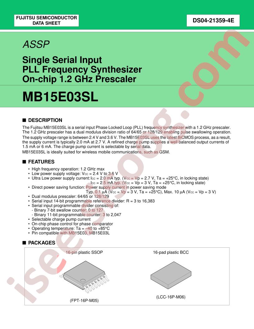 MB15E03SL
