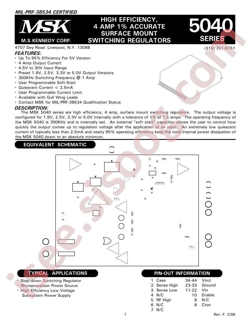 MSK5040-3.3H