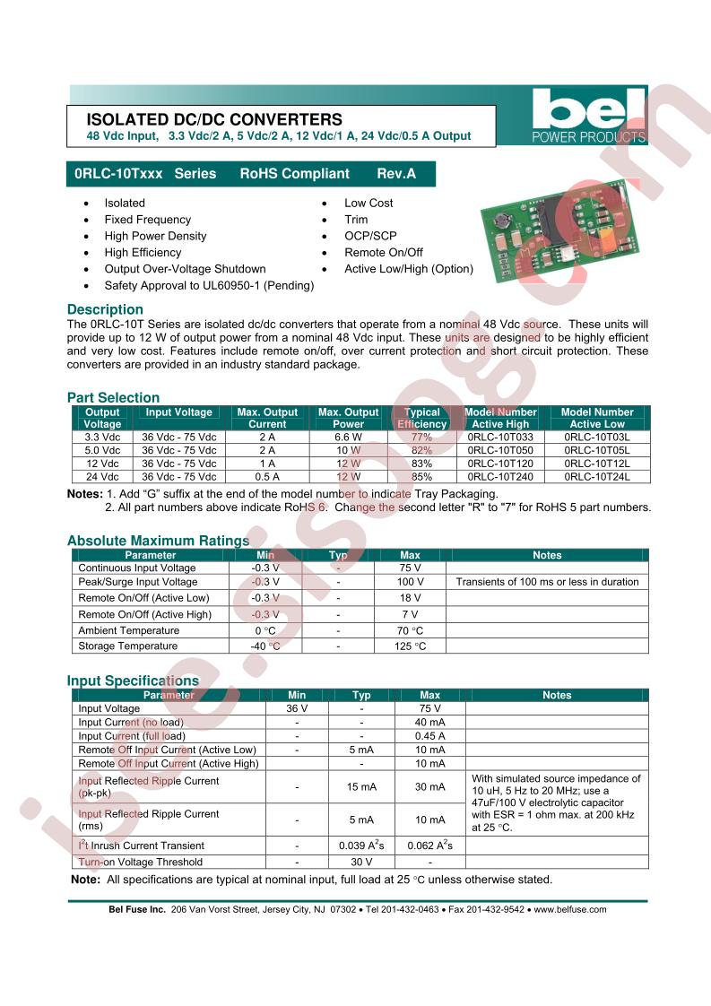 0RLC-10T240