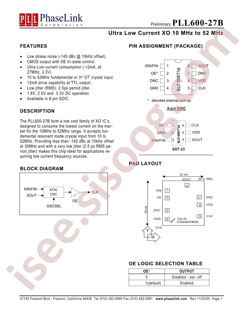 PLL600-27B