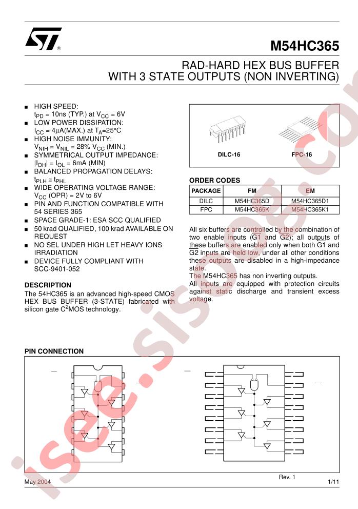 M54HC365
