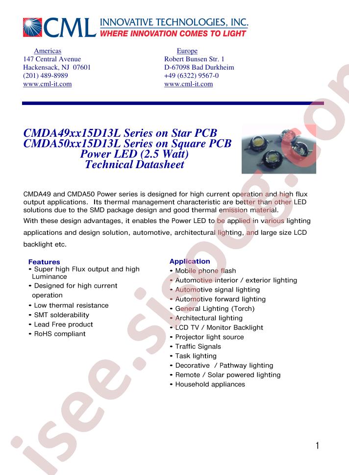CMDA50AR15D13L