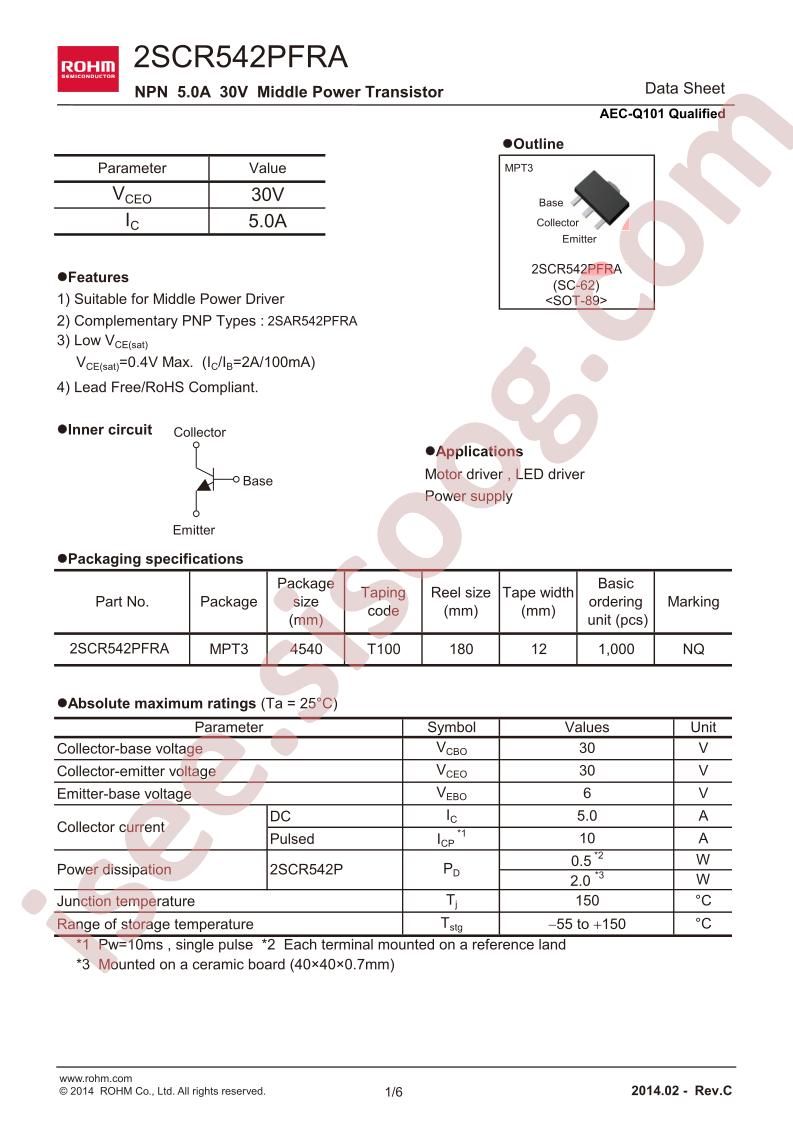 2SCR542PFRA
