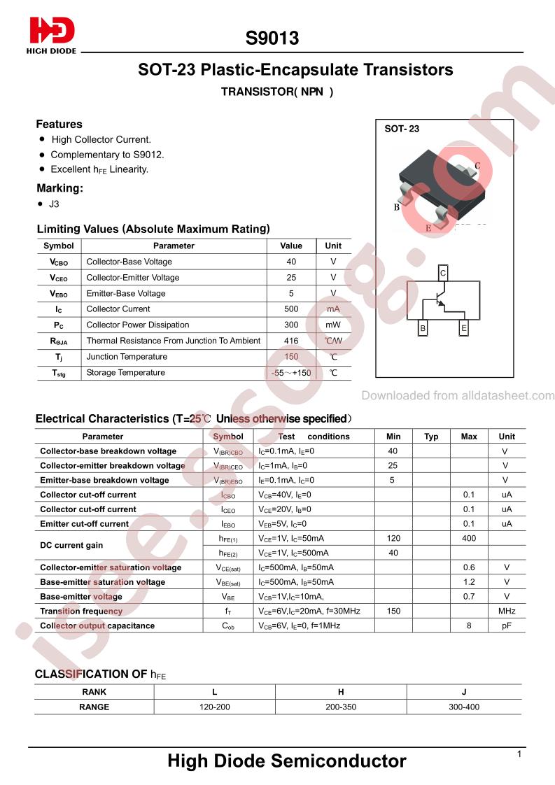 S9013-SOT-23