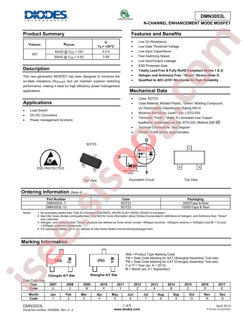 DMN3053L-13