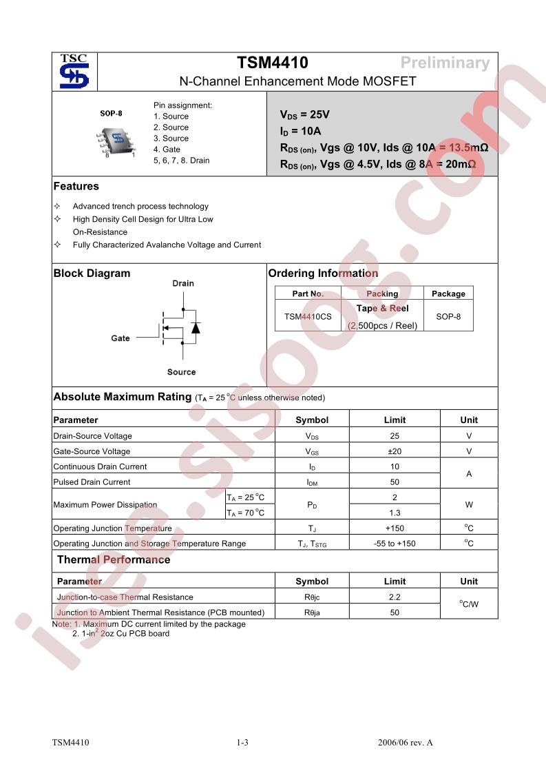 TSM4410CS