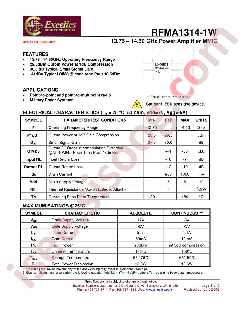 RFMA1314-1W