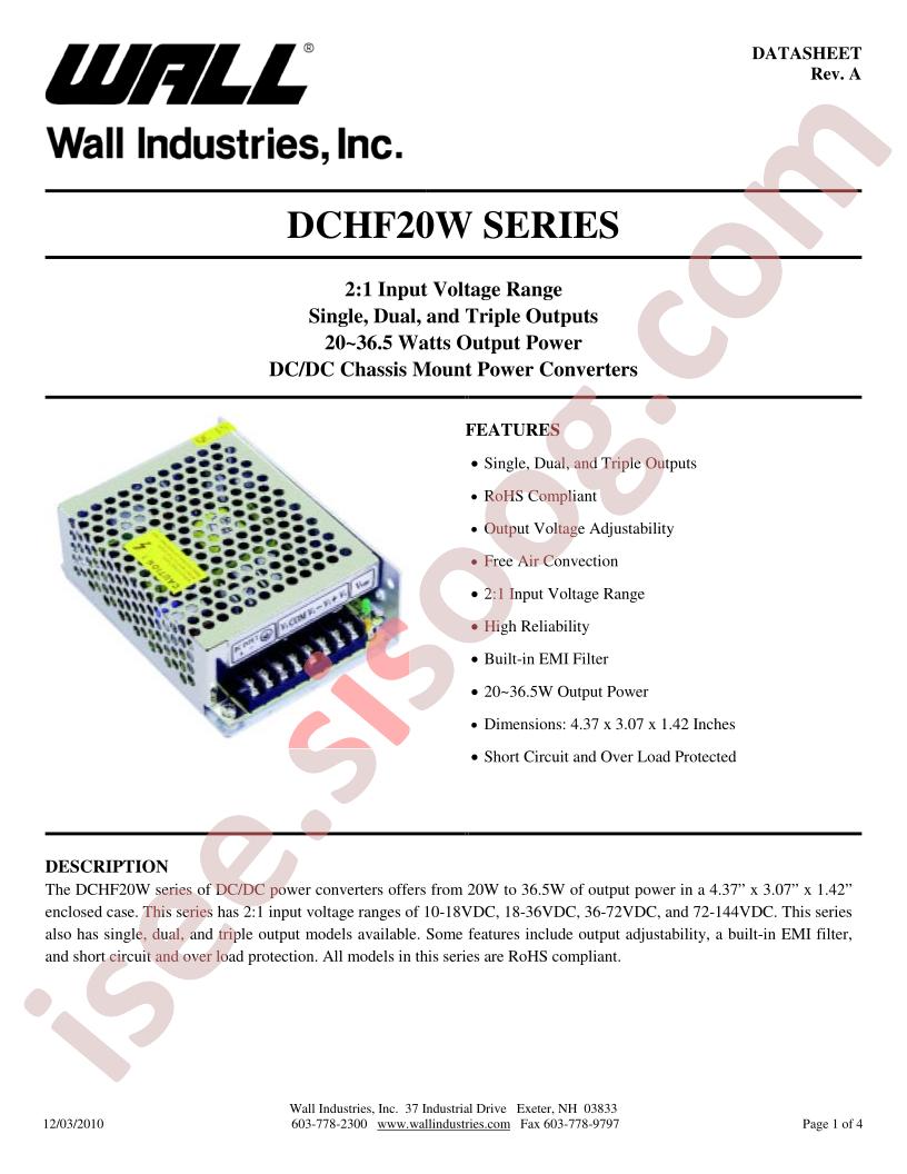 DCHF20W