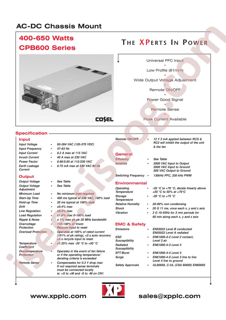 CPB600PS15