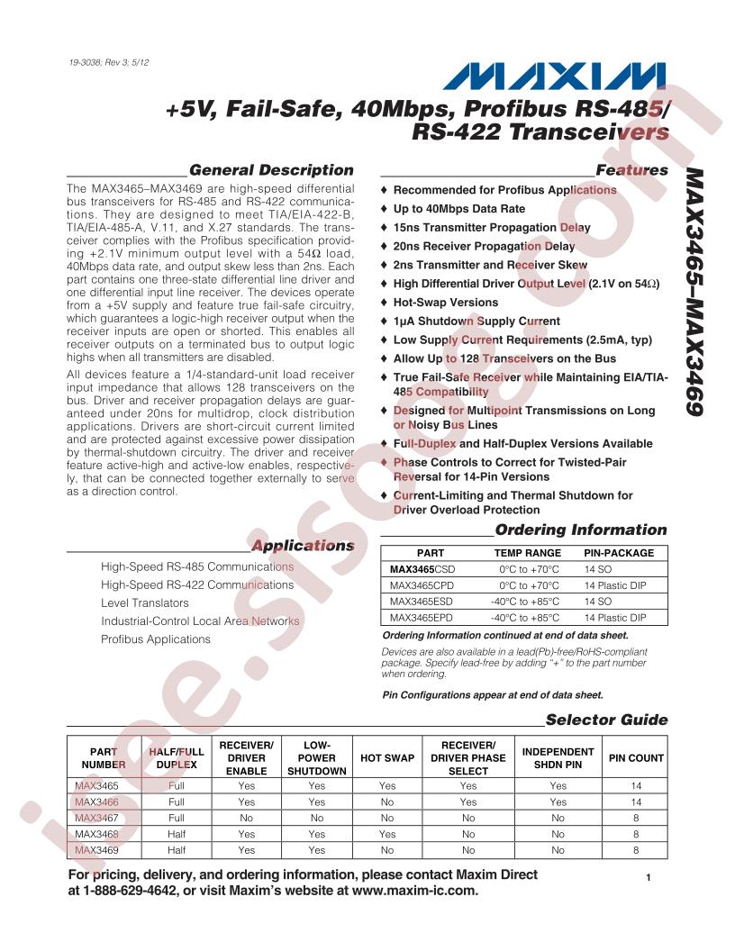 MAX3468EPA