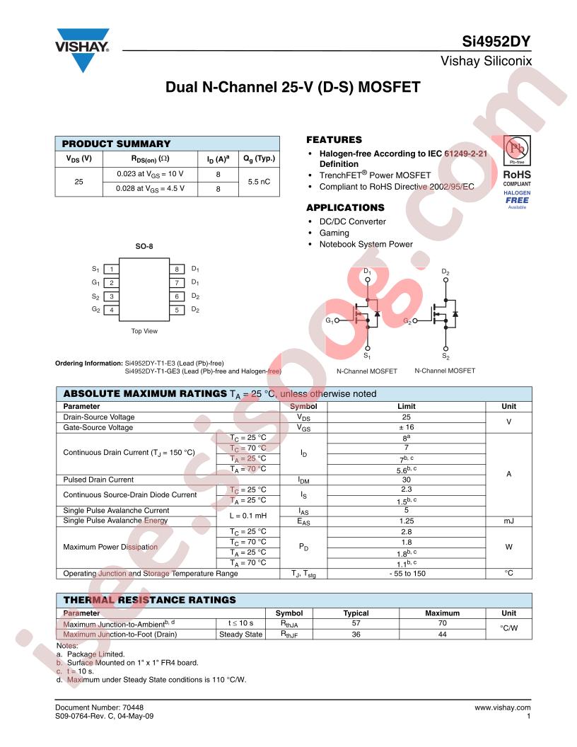 SI4952DY
