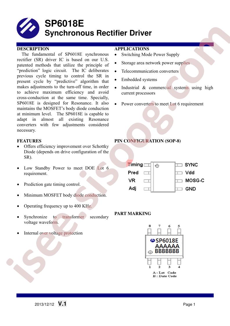 SP6018ES8TGB