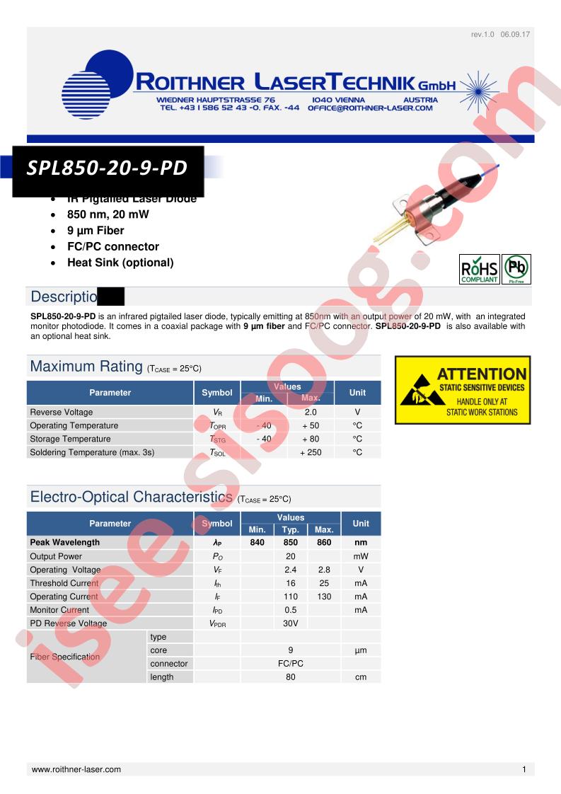 SPL850-20-9-PD