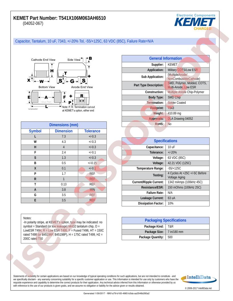 T541X106M063AH6510