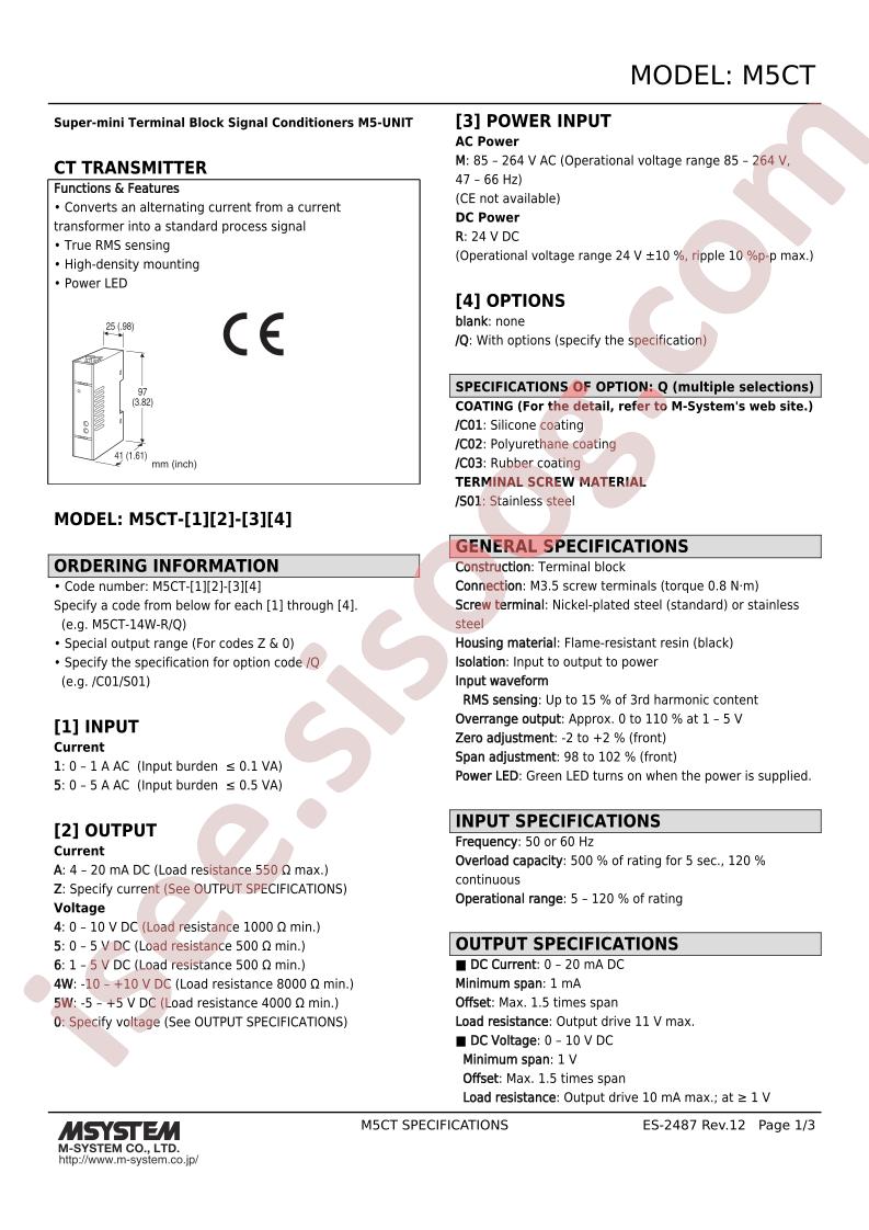 M5CT-15-R