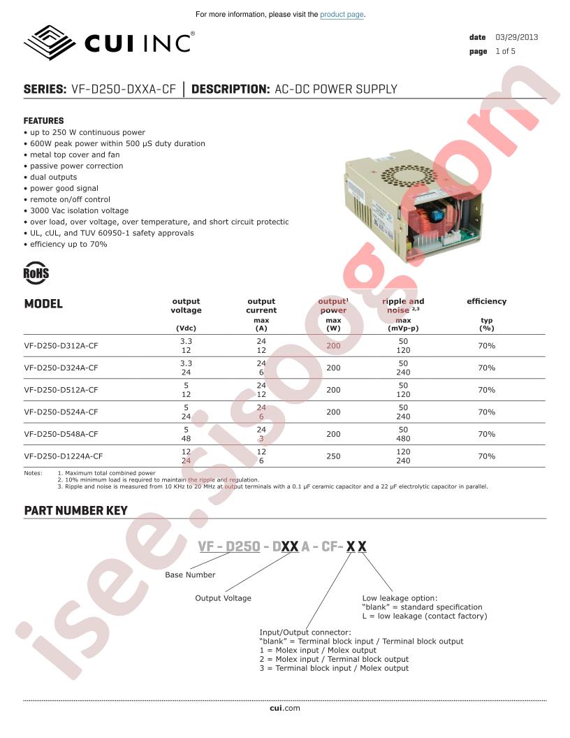 VF-D250-DXXA-CF