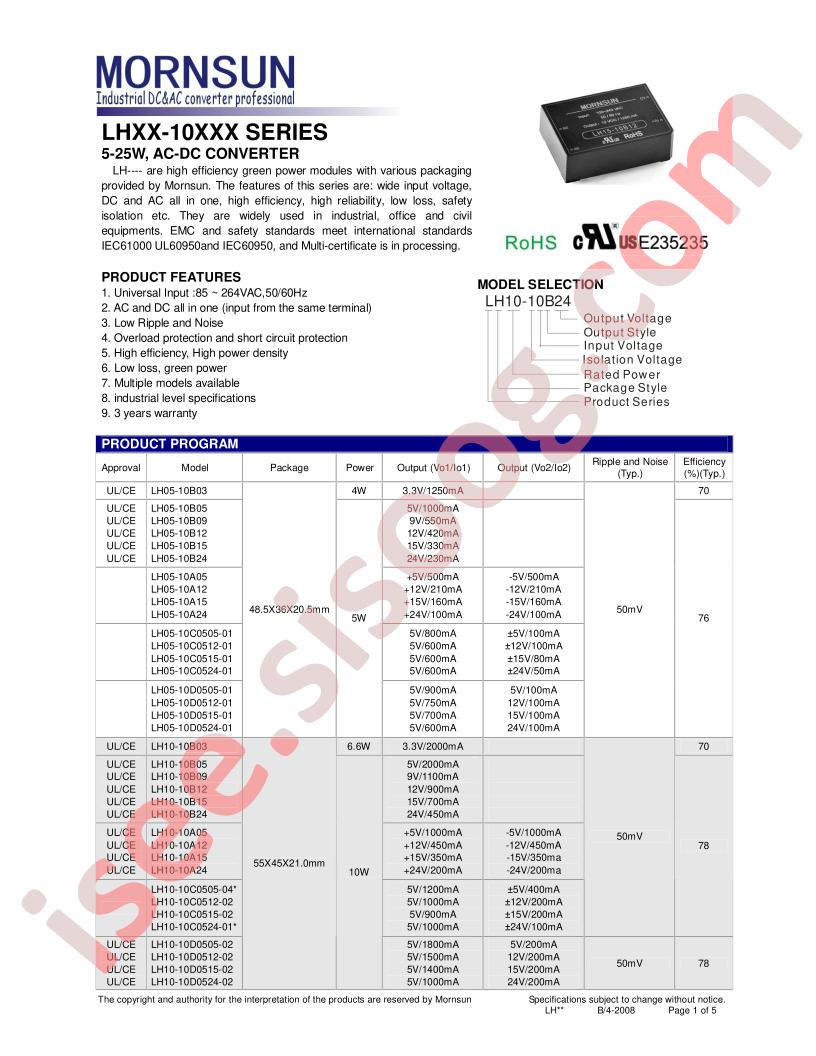 LH10-10B05