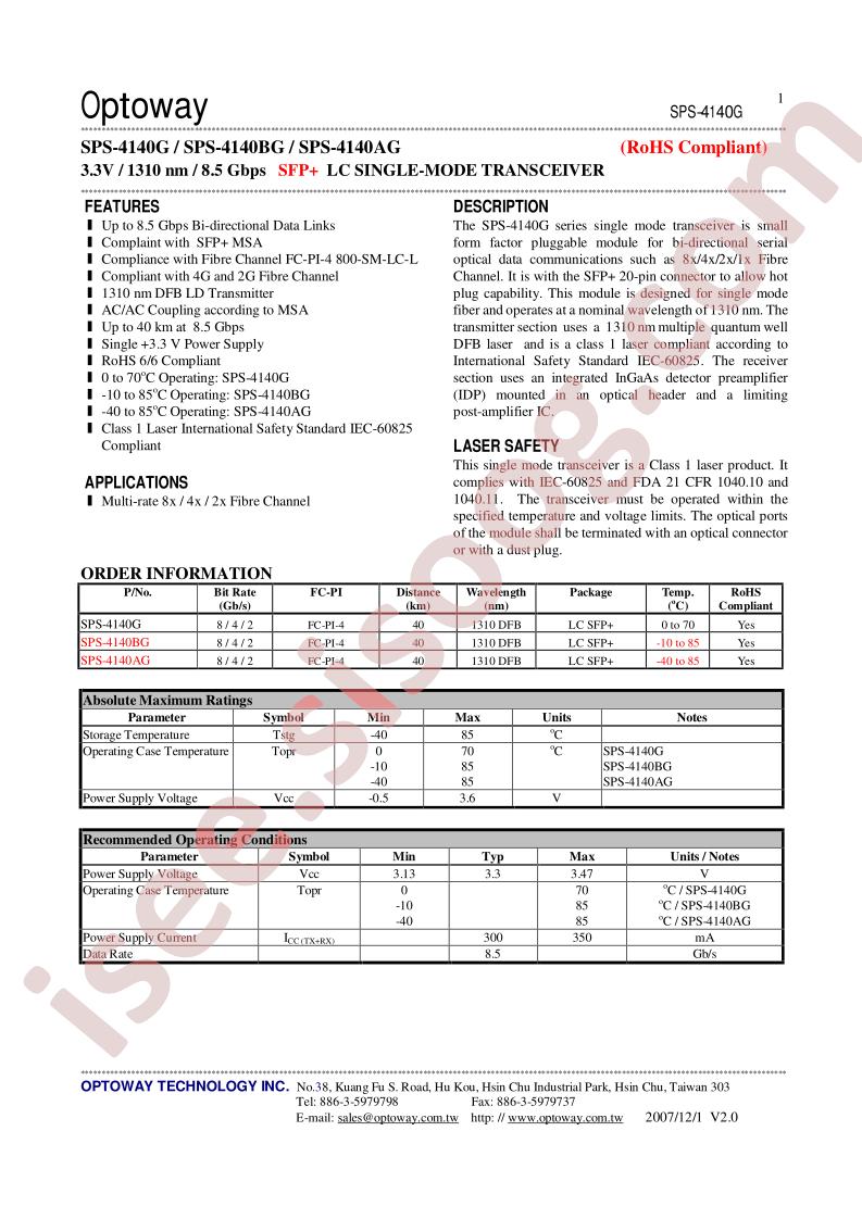 SPS-4140G