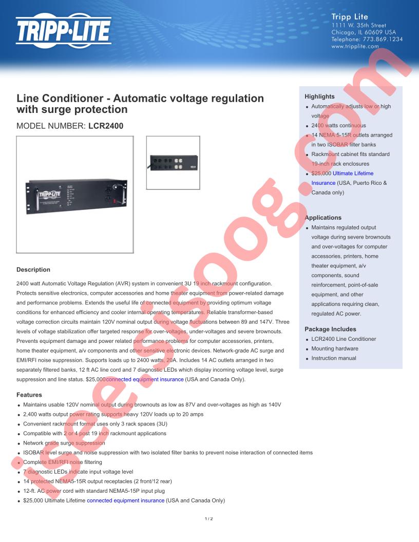 LCR2400
