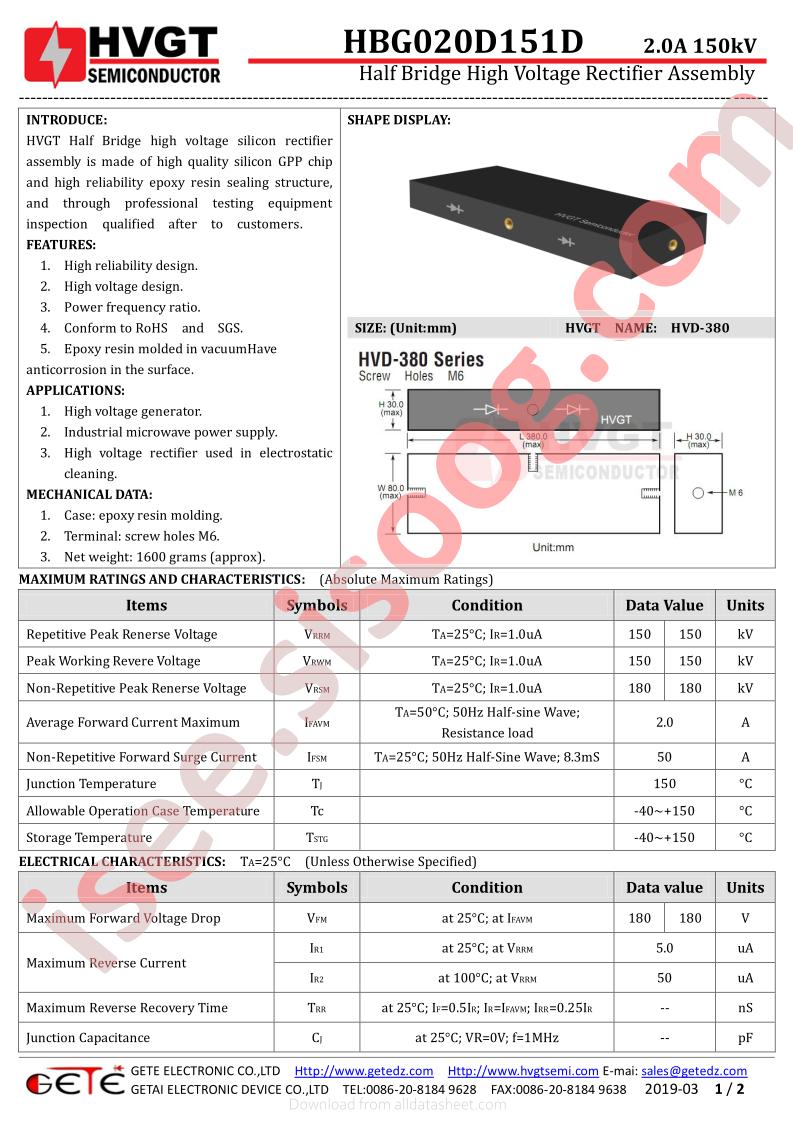 HBG020D151D