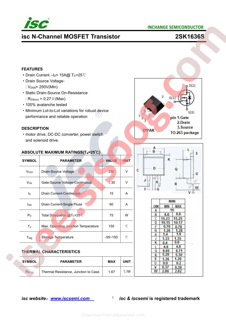 2SK1636S