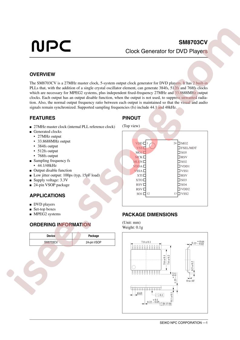 SM8703CV