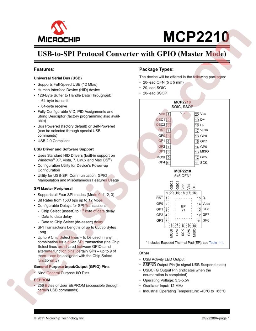 MCP2210-I-SS