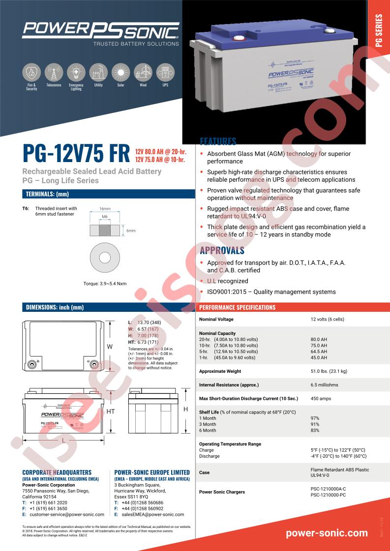 PG-12V75-FR