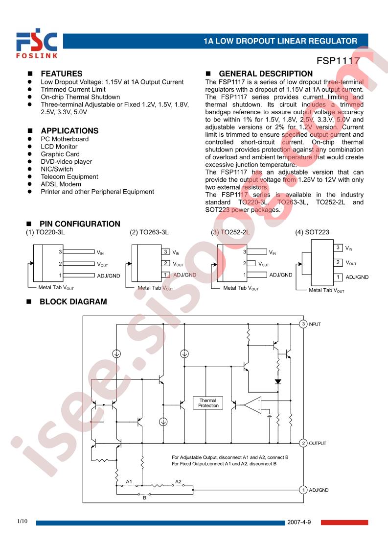 FSP1117K18A