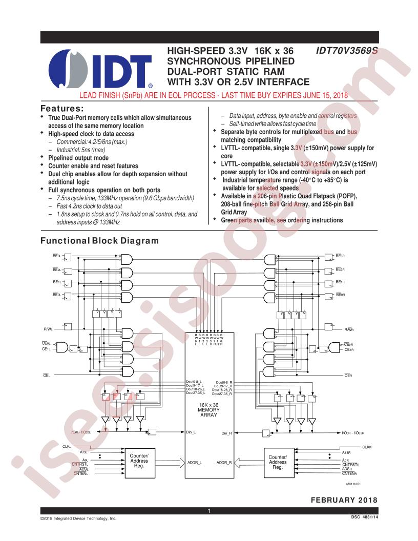 IDT70V3569S
