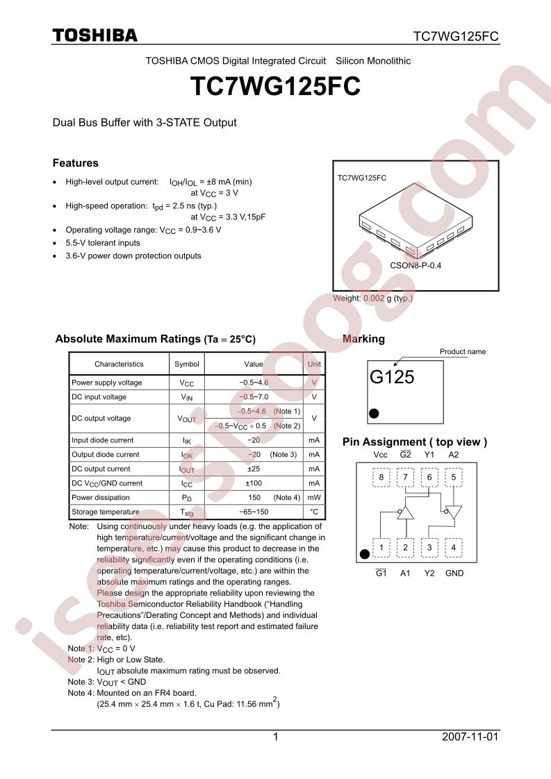 TC7WG125FC